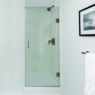 Душевая дверь в нишу Bronze de Luxe SEM-01P 60 Прозрачное стекло, петли бронза классические