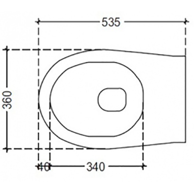 Унитаз Jaquar Continental CNS-WHT-959NS подвесной с сиденьем Микролифт