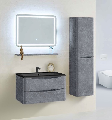 Тумба под раковину Vincea Roberta VMC-1R800MS подвесная Stone