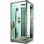 Душевая кабина Orans SR-89101S L white 100x100 с баней профиль Белый задние стенки Белые