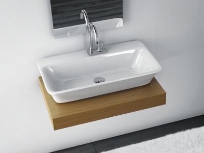 Раковина Artceram Cow 80 CWL003 01 00 Белая