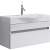Тумба под раковину Aqwella 5 Stars Бергамо 80 Ber.01.08/W подвесная Белая