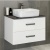 Тумба с раковиной Comforty Амстердам 75 4148719 подвесная Белая глянцевая