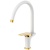 Смеситель для кухни Ростовская Мануфактура Сантехники SL122W-017F Белый Золото Смеситель для кухни Ростовская Мануфактура Сантехники SL122W-017F Белый Золото