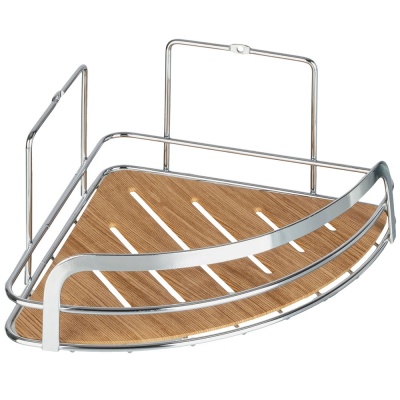 Полка корзина Fora Wood FOR-WOD01-U угловая Хром