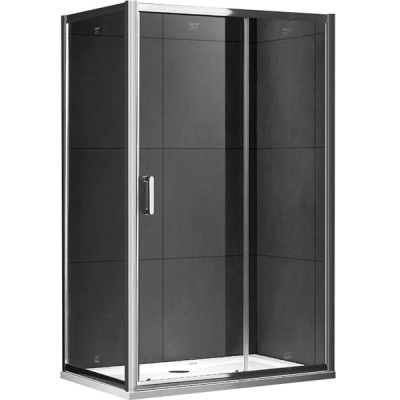 Душевой уголок Gemy S30191D-A70 110х70 профиль Хром стекло прозрачное