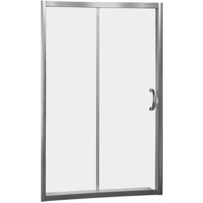 Душевая дверь в нишу AM.PM Bliss L 120x190 профиль Хром, стекло прозрачное