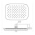 Верхний душ Ideal Standard IdealRain LUXE B0390MY Хром