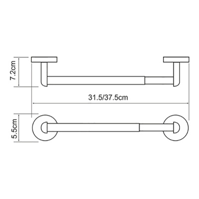 Держатель бумажных полотенец WasserKRAFT Rhein K-6291 Хром