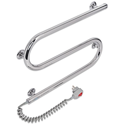 Электрический полотенцесушитель Laris S-образный 25 ПСЭ 33х50 Хром