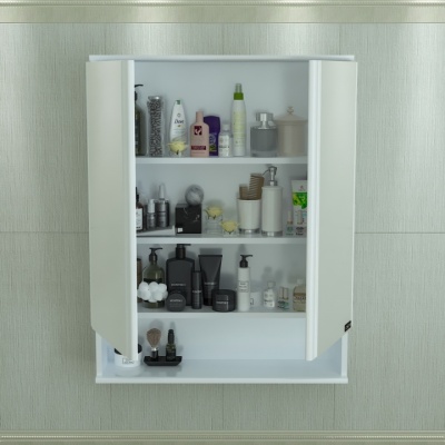 Зеркальный шкаф СанТа Вегас 70 Белый