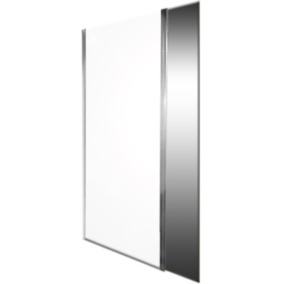 Душевая перегородка Jacob Delafon Contra 180 L C22WP140L-MZ профиль Хром стекло прозрачное и зеркальное