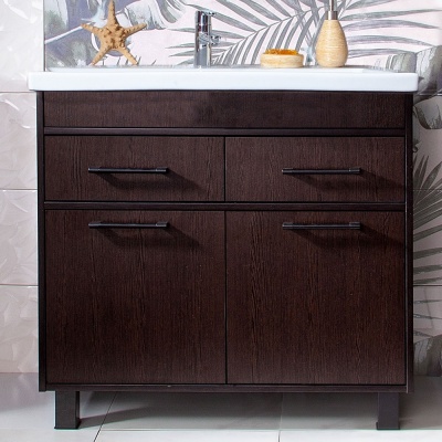 Тумба под раковину Бриклаер Чили 90 Венге