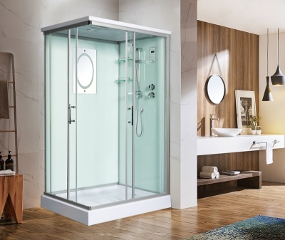 Душевая кабина WeltWasser WW500 Laine 1203 120x90 10000003272 профиль Хром стекло прозрачное
