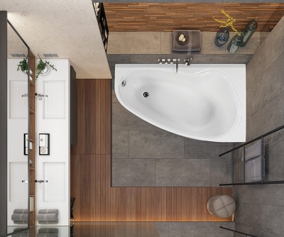 Акриловая ванна Vagnerplast Avona 150x90 L без гидромассажа