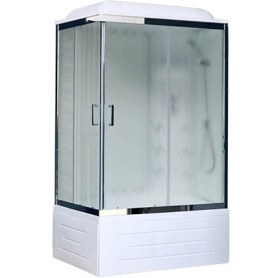 Душевая кабина Royal Bath BP 100х80 RB8100BP3-WC-CH-R с гидромассажем профиль Хром задняя стенка Белая Душевая кабина Royal Bath BP 100х80 RB8100BP3-WC-CH-R с гидромассажем профиль Хром задняя стенка Белая