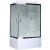 Душевая кабина Royal Bath BP 100х80 RB8100BP3-WC-CH-R с гидромассажем профиль Хром задняя стенка Белая Душевая кабина Royal Bath BP 100х80 RB8100BP3-WC-CH-R с гидромассажем профиль Хром задняя стенка Белая