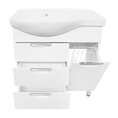 Тумба под раковину Style Line Жасмин 82 Белая R