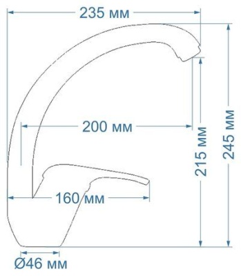 Смеситель для кухни Seaman Marble SSC-801-Песочный Песочный