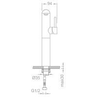 Смеситель для раковины Schein Icon 47221/8026002 Хром
