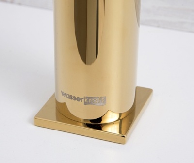 Смеситель для раковины WasserKRAFT Sauer 7103H Золото глянцевое