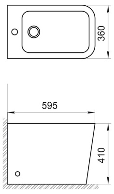 Биде BelBagno Ardente R BB003B Белое