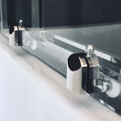 Душевой уголок Royal Bath НК 100х100 RB100HK-T-CH с поддоном профиль Хром стекло прозрачное