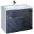 Тумба с раковиной Marka One Liriya 75П Black stone