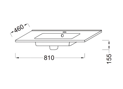 Раковина Jacob Delafon Ola 80 EXTA112-00 Белая