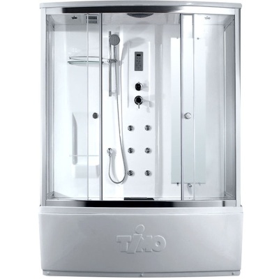 Душевой бокс Timo Lux T-7750 150x90 с большим зеркалом с гидромассажем