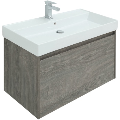 Комплект мебели для ванной Aquanet Nova Lite 100 243229 подвесной Дуб рошелье