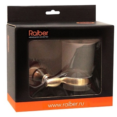 Стакан для зубных щеток Raiber RB52002 Бронза