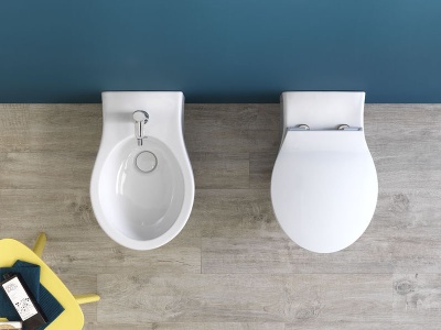 Биде Hatria Le Fiabe Y1A9 подвесное Белое