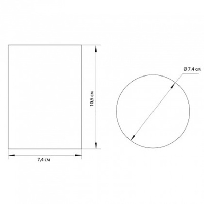 Стакан для зубных щеток Aquanet CE1604A-TB Белый