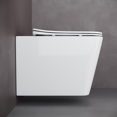 Унитаз Ceramica Nova Cubic CN1806 подвесной с сиденьем Микролифт