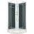 Душевая кабина Domani-Spa Eco Delight 88 80x80 DS01EcD88LWM00 профиль Белый задние стенки Черные Душевая кабина Domani-Spa Eco Delight 88 80x80 DS01EcD88LWM00 профиль Белый задние стенки Черные