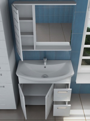 Тумба под раковину Vigo Diana 80 Белая