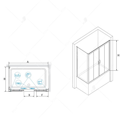 Шторка на ванну RGW Screens SC-62 170x75 профиль Хром стекло прозрачное Шторка на ванну RGW Screens SC-62 170x75 профиль Хром стекло прозрачное