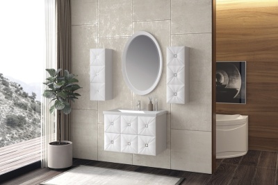 Тумба с раковиной Marka One Avenir 75П White