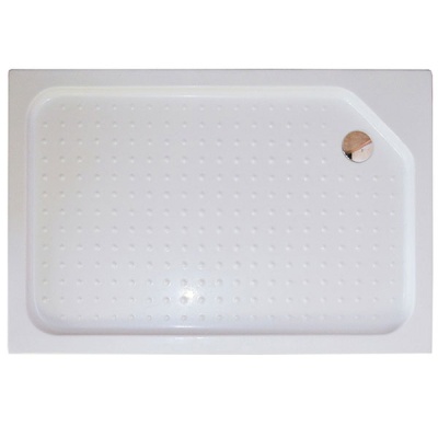 Душевой уголок Royal Bath HP 120х80 RB8120HP-T-R с поддоном профиль Белый стекло прозрачное