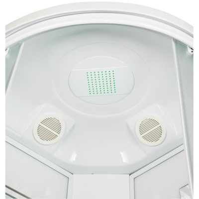 Душевая кабина Mirwell MR3510TP-C 100х100 профиль Белый стекло матовое