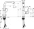 Смеситель для раковины Hansgrohe Metris 31187000 Хром