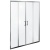 Душевая дверь в нишу Kolpa San Q line TV/4D 140 Хром