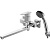 Смеситель для ванны Bravat Riffle F672106C-LB универсальный Хром