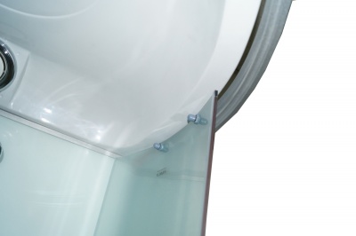 Душевая кабина Parly Bianco В90 90x215 профиль Сатин стекло матовое