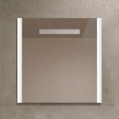 Зеркало SanVit Санвит 90 zsanv090 в цвете Ral с подсветкой Белый глянец