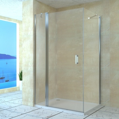 Душевой уголок RGW Leipzig LE-44 110x100 профиль Хром стекло прозрачное