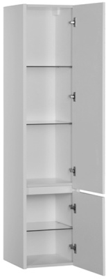 Шкаф пенал Aquanet Лайн 40 164958 подвесной R Белый