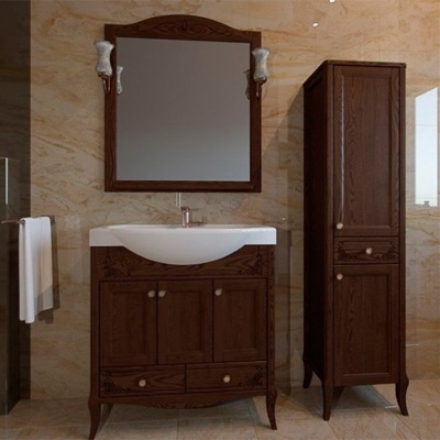 Зеркало ASB-Woodline Салерно 65 Антикварный орех