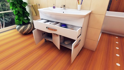 Тумба под раковину Vigo Martina 105 Белая